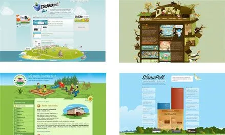 Tendencias del diseño web – “paisajes vectorizados” | Blog de ...