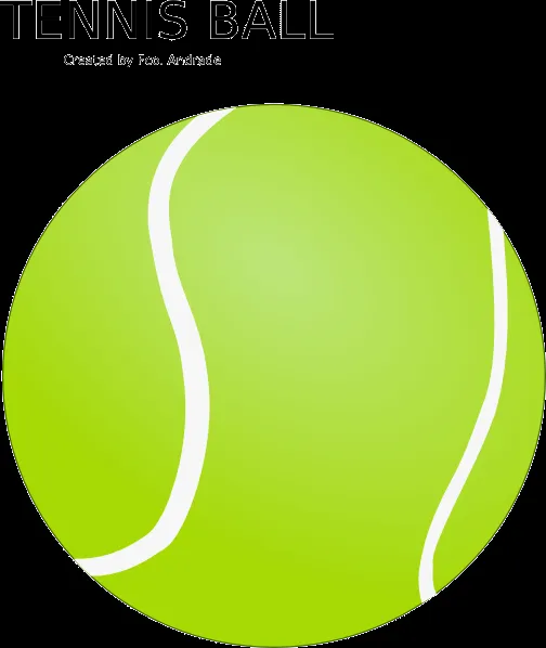 Tennis Ball clip art - vector clip art online, royalty free ...