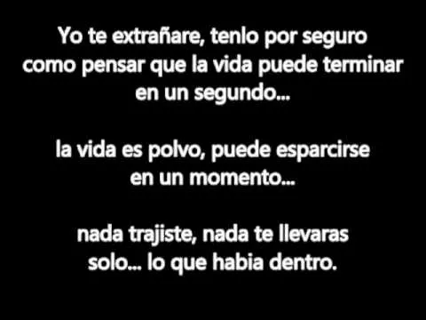 Tercer cielo - Yo te extrañare ( letra ) - YouTube