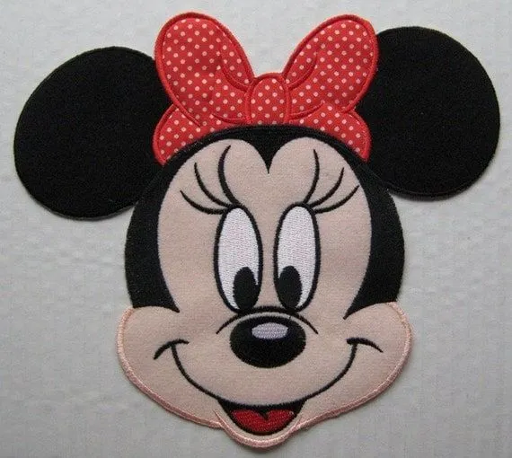GRAN termoadhesivos bordada parche Minnie Mouse 8.6 por Nice2MeetU