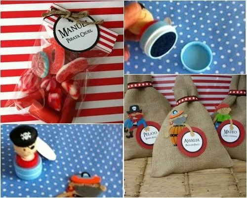 Divertidos regalos para una fiesta pirata | Fiestas infantiles y ...