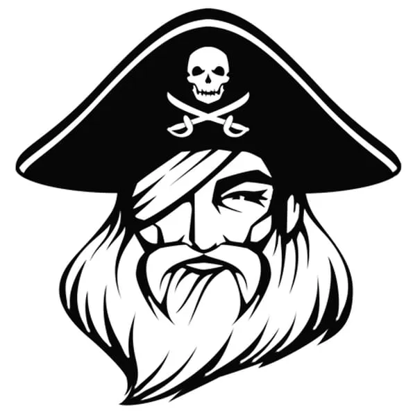 TÊTE DE PIRATE : Coloriage Tête de Pirate en Ligne Gratuit a ...