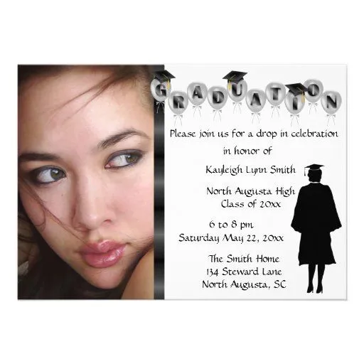 Fiesta de graduación invitación personalizada | Zazzle