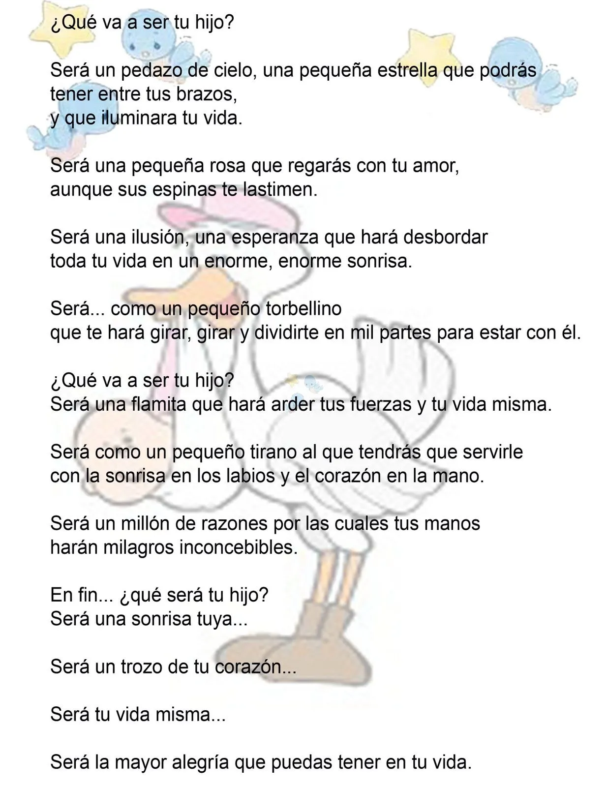 Textos biblicos para baby shower - Imagui