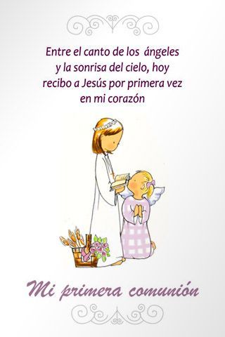 textos para invitaciones de primera comunion