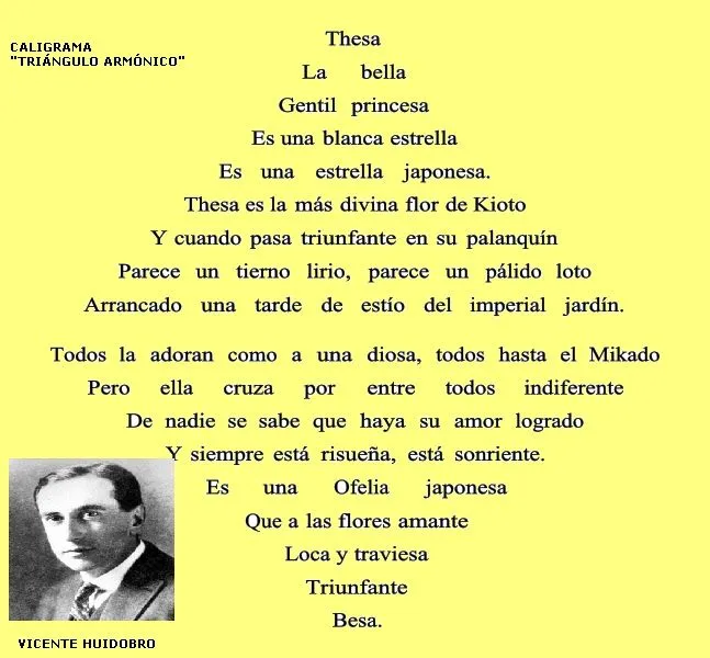 Textos líricos (caligramas y odas): noviembre 2011