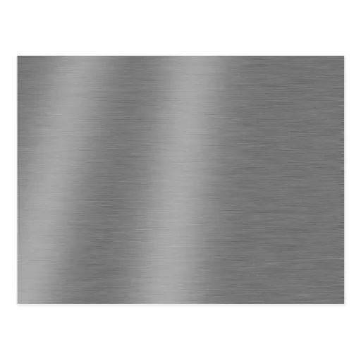 Textura de aluminio cepillada tarjeta postal | Zazzle