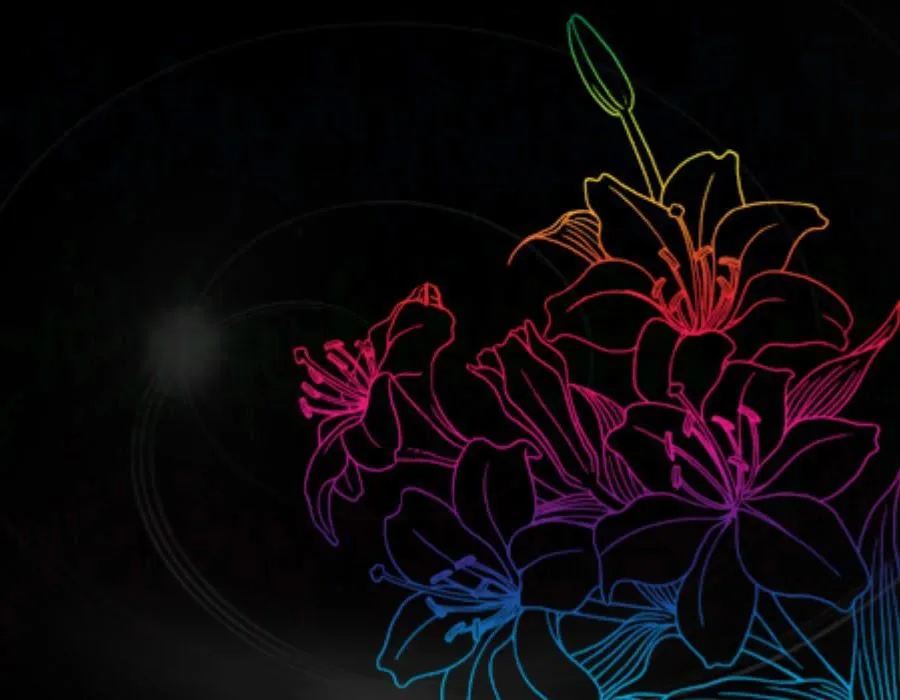 Textura de flores con Neon by mercedesimp on DeviantArt