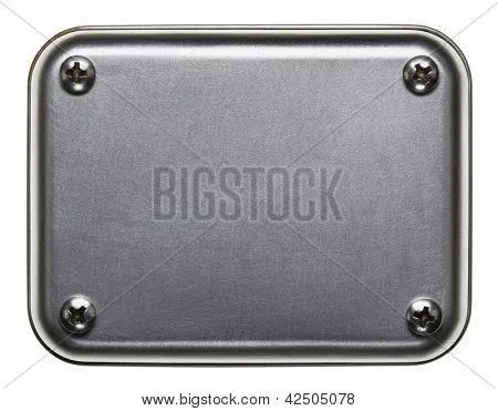 Textura de placa de metal con tornillos. Fotos stock e Imágenes ...