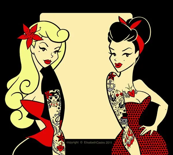 The Art of Elysa Castro - Blog: Retro Pin ups