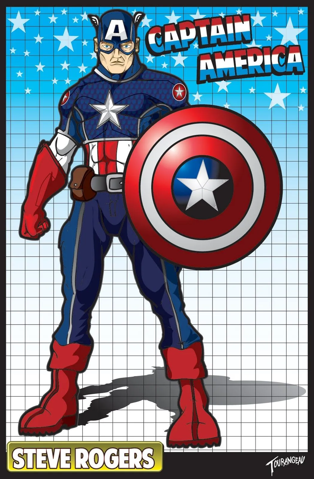 The Art Of Sean Tourangeau: Captain America