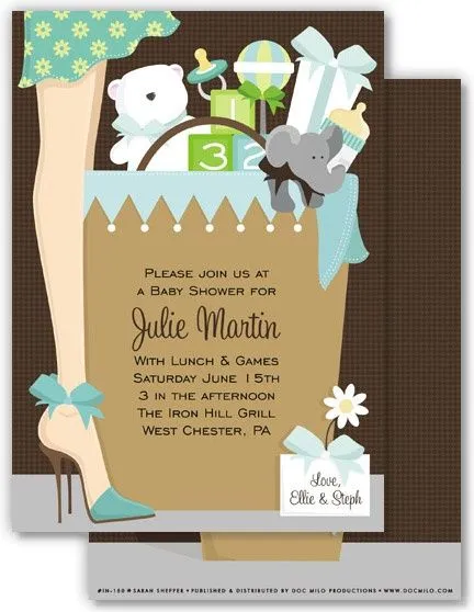 The Baby Shower Fiestas: Invitaciones para Baby Shower