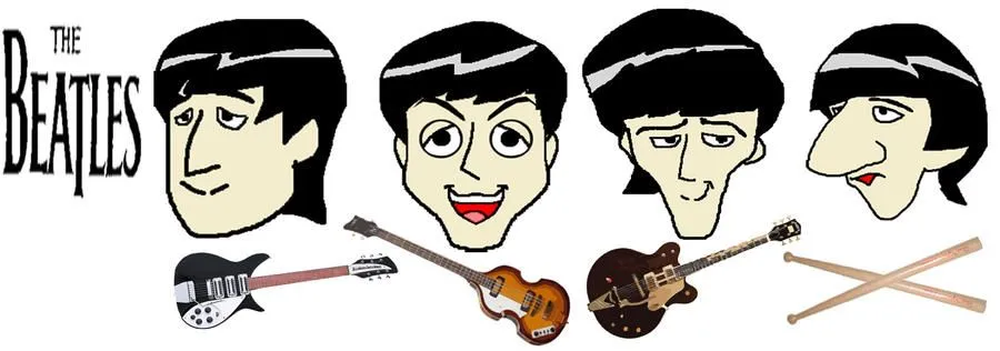 The Beatles cartoon by Voclas on deviantART