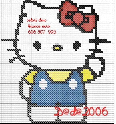 The Best Cross Stitch Patterns of Hello Kitty – Part One ...