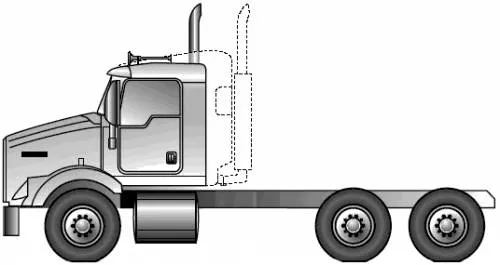 The-Blueprints.com - Blueprints > Camiones > Kenworth > Kenworth ...