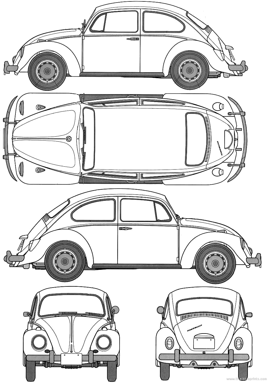 The-Blueprints.com - Blueprints > Cars > Volkswagen > Volkswagen ...