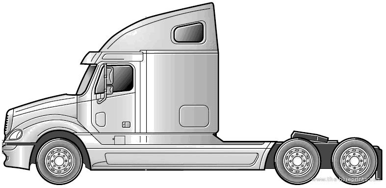 The-Blueprints.com - Blueprints > Trucks > Freightliner ...