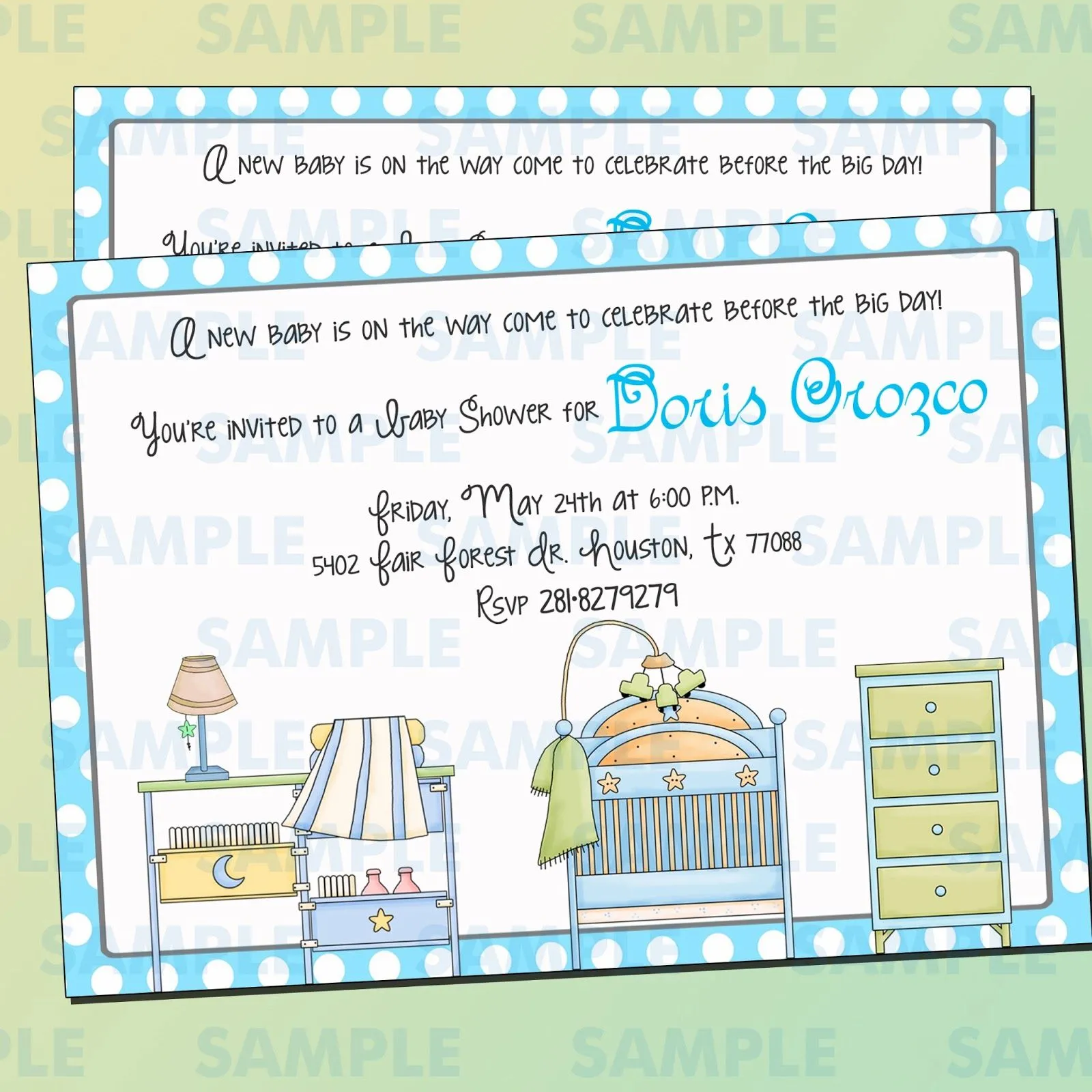 The Childrens Zone Digi Designs: Invitaciones para Baby Shower