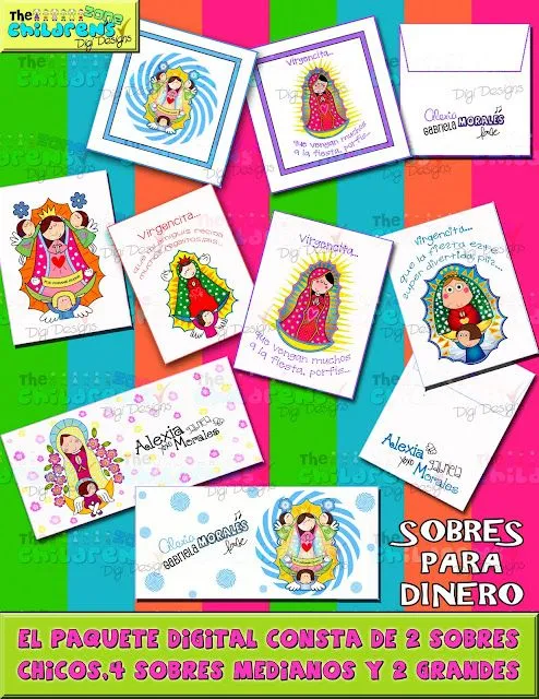 The Childrens Zone Digi Designs: Paquete de Sobres para Dinero ...