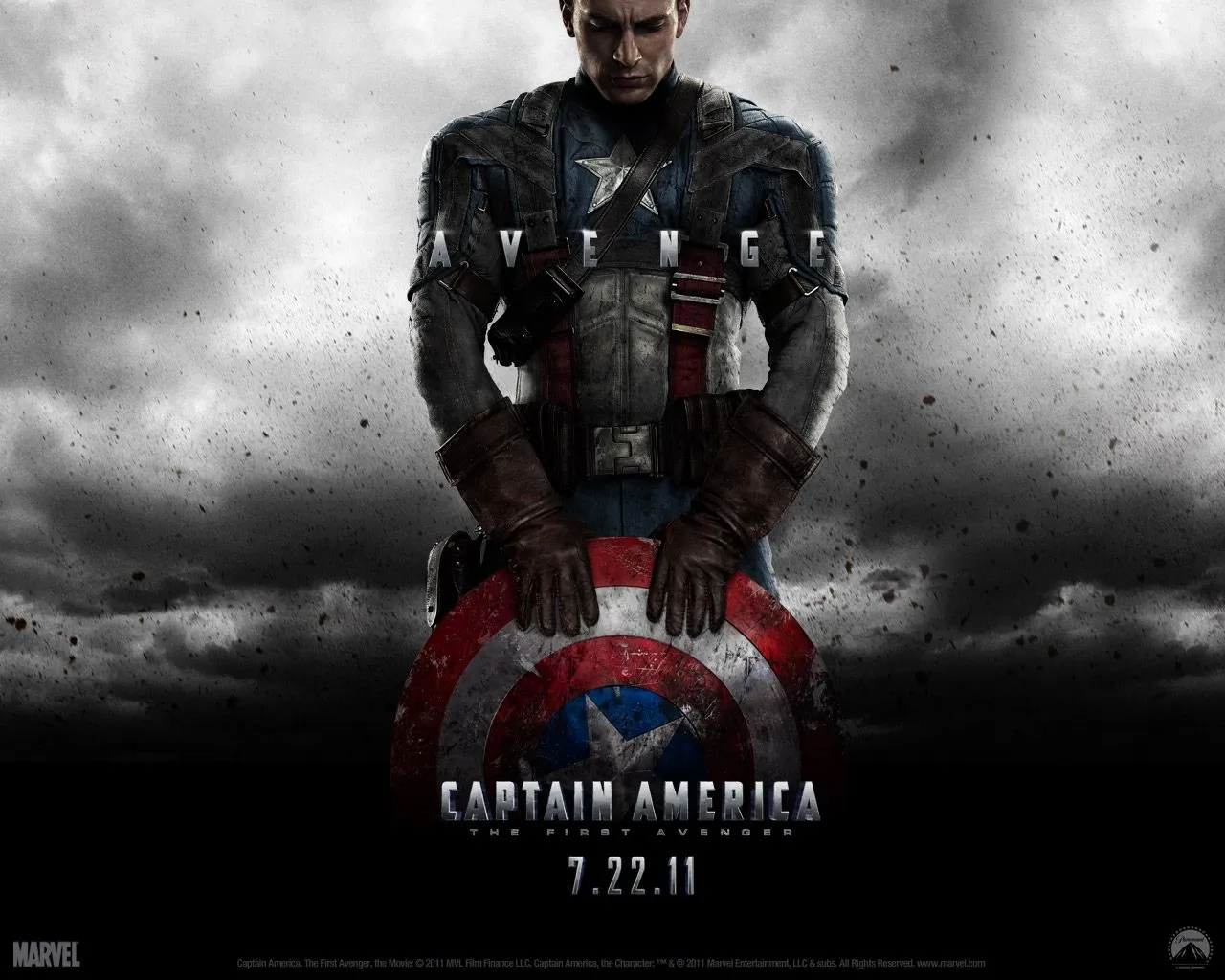 The Chris Evans Blog: Captain America site change + wallpaper