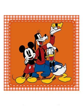 The Classic Gang: Mickey Mouse, Goofy, and Donald Duck Láminas en ...