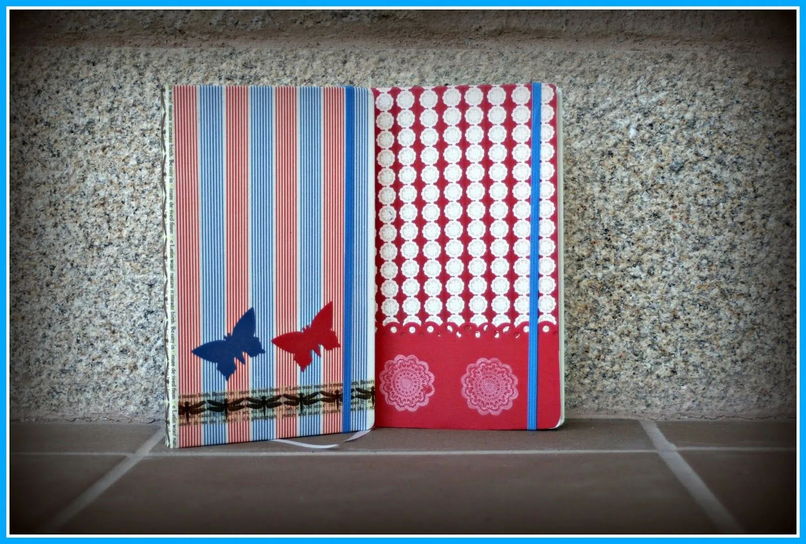 The Colour Lab: Libretas decoradas con washi