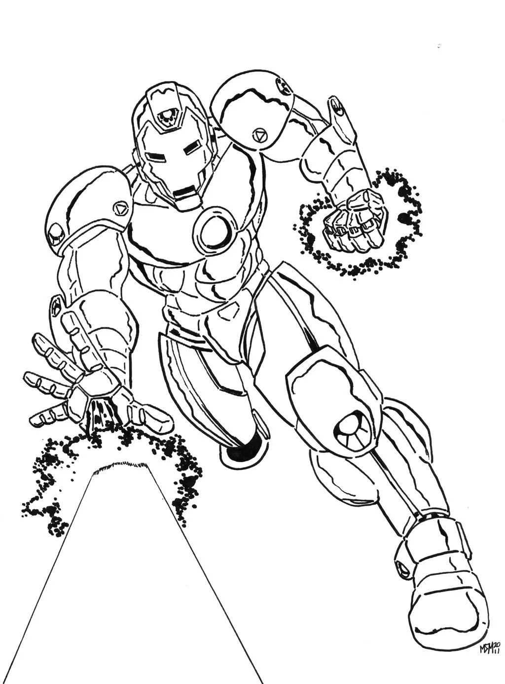 THE COMIC ART ALLIANCE: IRONMAN by Mike Moran