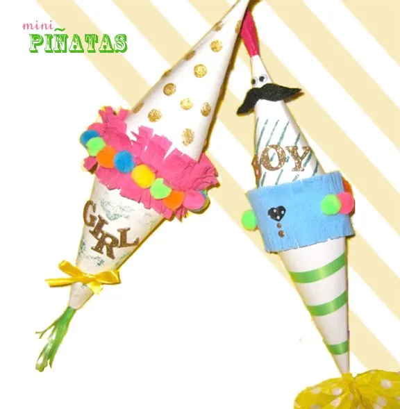 The Divine Minimalist: diy wednesday: mini pinatas