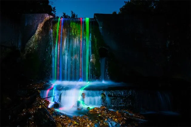 The DNA Life | Blog: Long Exposure Neon Waterfalls - Photography