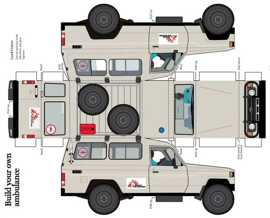 The Land Cruiser papercraft appears pretty easy to make photo ...