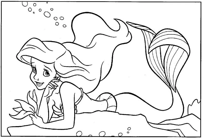 The Little Mermaid Coloring Pages - AllKidsNetwork.