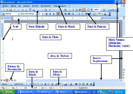 The ONE►: Práctica 1 Los Elementos de la Ventana de WORD