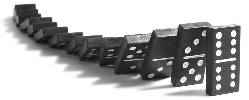 The Power of the Domino Effect by Amanda Johnson | Kindness Blog