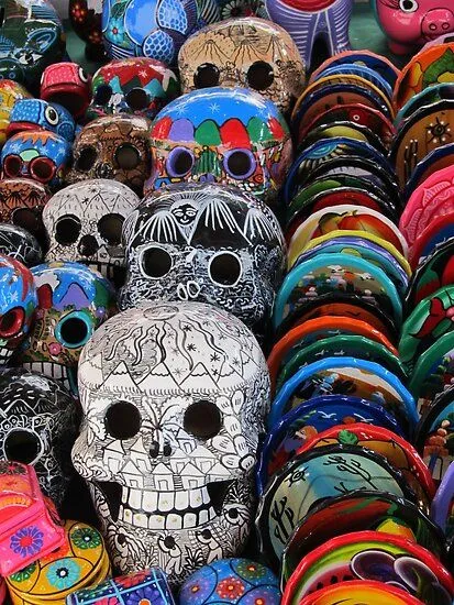 The Skulls are symbolising the Death - Las Calaveras son Symbolos ...