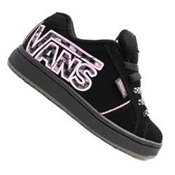 The Vans Girls Widow Skate Shoes are available in Black/Pink. Vans ...