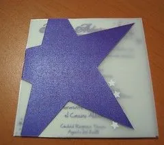 Invitaciónes para 15 años estrellas - Imagui