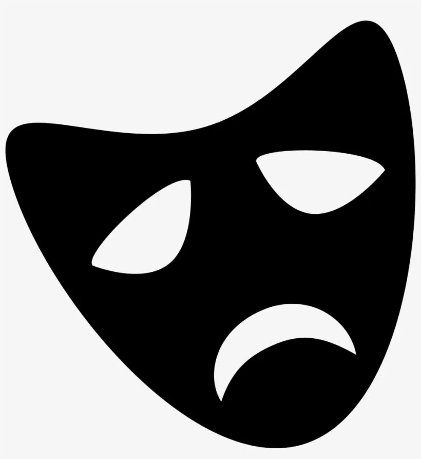 Theater Mask - - Mascara De Teatro Por Separado Png Transparent PNG -  942x980 - Free Download on NicePNG