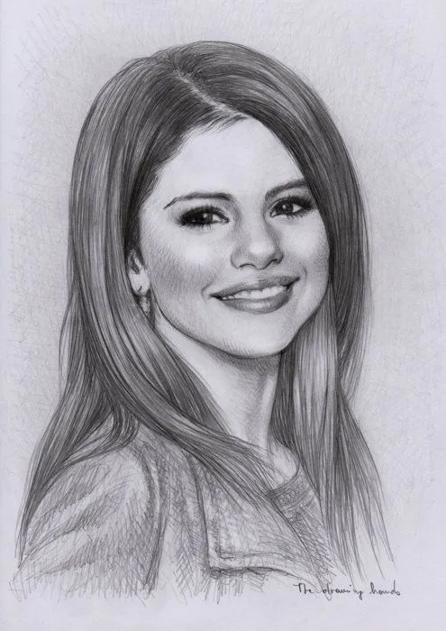 This is a good drawing of Selena Gomez | Drawing | Pinterest