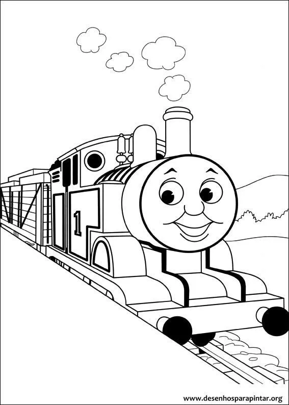 Thomas e seus Amigos desenhos para imprimir colorir e pintar ...