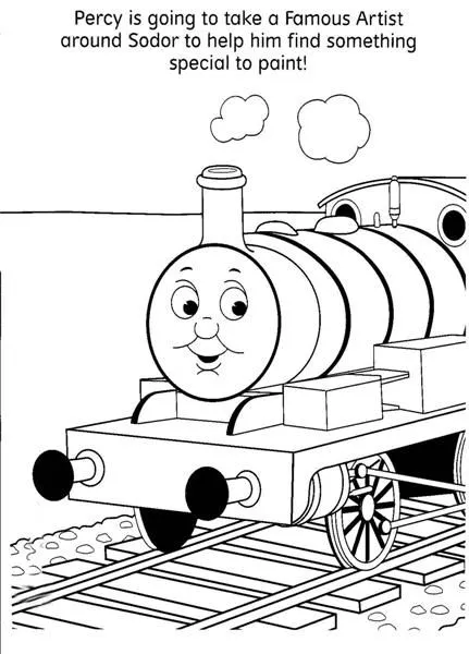 Thomas The Train Coloring Pages | Team colors