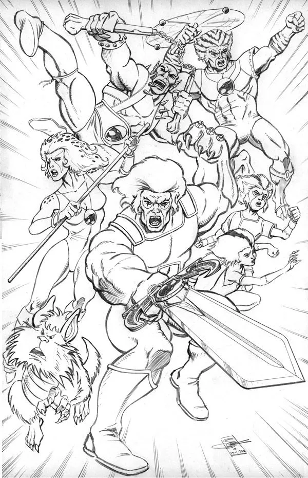 LAMINAS PARA COLOREAR - COLORING PAGES: Thundercats para dibujar ...