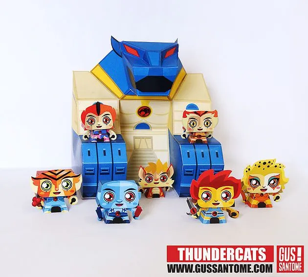 Thundercats: Muñecos 3D de Papel para Imprimir Gratis. | Oh My ...