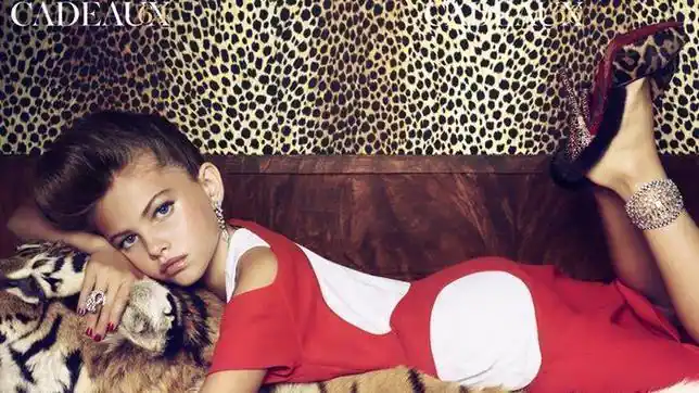 Thylane Blondeau, la modelo de 12 años que compite con Kate Moss ...