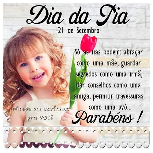 Dia da Tia, Mensagens, Imagens e Frases #760 | imgs.app