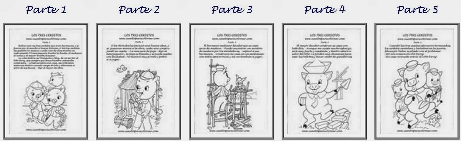 Tic en Educación Infantil: CUENTOS PARA COLOREAR