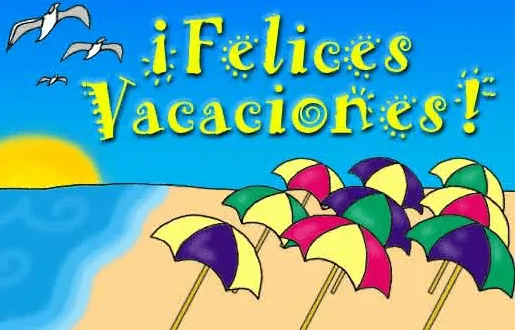 Carteles de felices vacaciones - Imagui