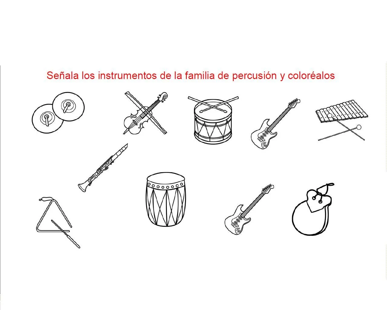 TICaE - Grupo 7 (miércoles): Actividad Instrumentos Musicales.