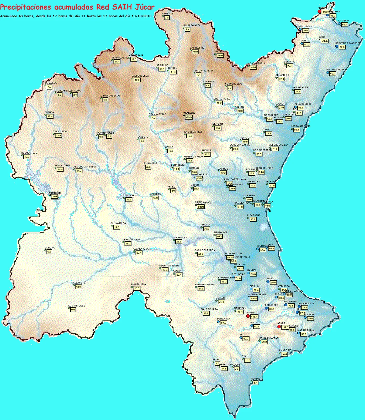 TiempoValencia: Temporal en la Comunidad Valenciana, días 12 y 13 ...