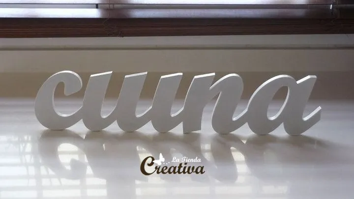 La Tienda Creativa - Letras para decorar y mucho más: Letras de madera