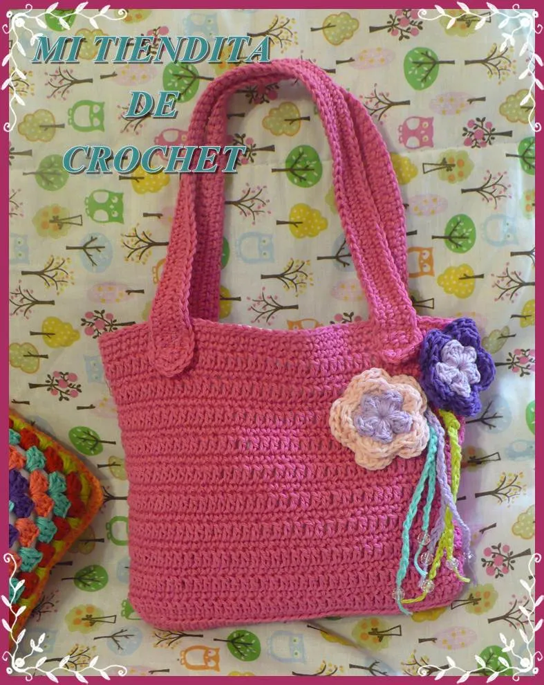 MI TIENDITA DE CROCHET: CARTERITAS EN CROCHET PARA NENA